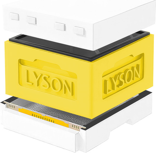 Изображение товара Улей Lyson ППС 12 Рамок / KR121YW (желтый/неокрашенный)