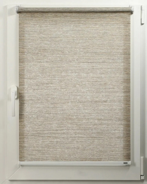 Изображение товара Рулонная штора Jalux WZ 17 95x160 (серый/бежевый)