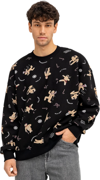 Изображение товара Свитшот Mark Formelle 121866 (р.116-182/188, печенье на черном)