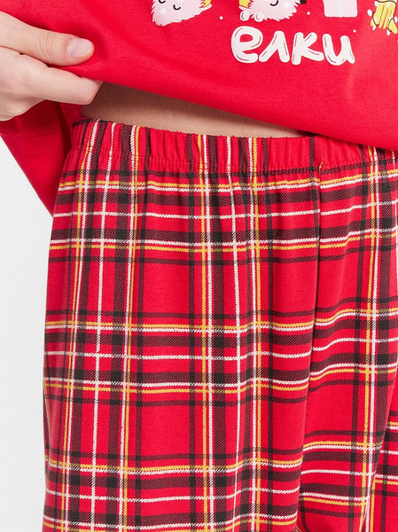 Изображение товара Пижама детская Mark Formelle 567740 (р.98-52, красный/красная клетка)