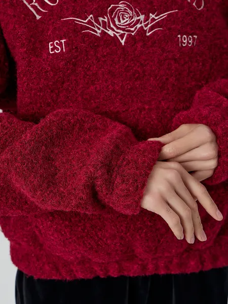 Изображение товара Худи Mark Formelle 122511 (р.164/170-92-98, бордо/637-D вышивка)