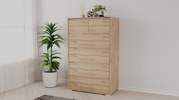 Изображение товара Комод Рэйгрупп Aleksa РГ-05-ЕЕ ARG-5-EE (дуб элисон/дуб элисон)