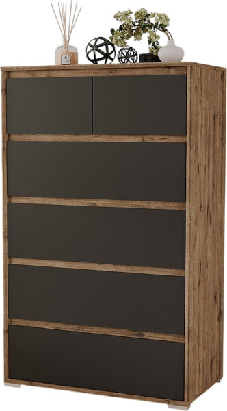 Изображение товара Комод Рэйгрупп Aleksa РГ-05-WK ARG-5-WK (дуб веллингтон/кобальт)