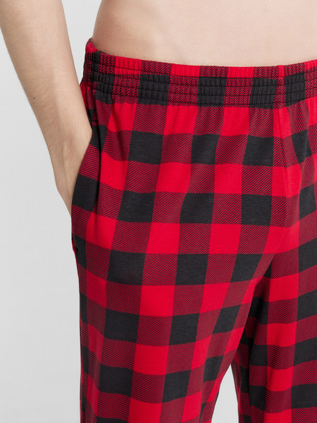Изображение товара Комплект домашней одежды Mark Formelle 591023 (р.112-102-182/188, черный/черная клетка на красном)