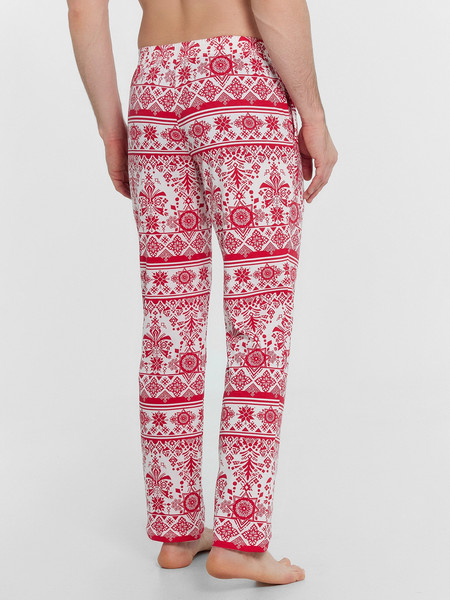 Изображение товара Комплект домашней одежды Mark Formelle 591023 (р.108-98-182/188, красный/новогодний орнамент)