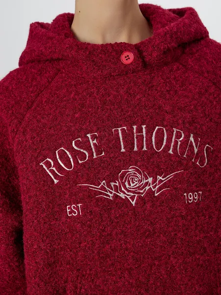 Изображение товара Худи Mark Formelle 122511 (р.164/170-104-110, бордо/637-D вышивка)