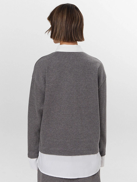Изображение товара Джемпер Mark Formelle 122816 (р.164/170-84-90, серый меланж Gulle 4654-D)