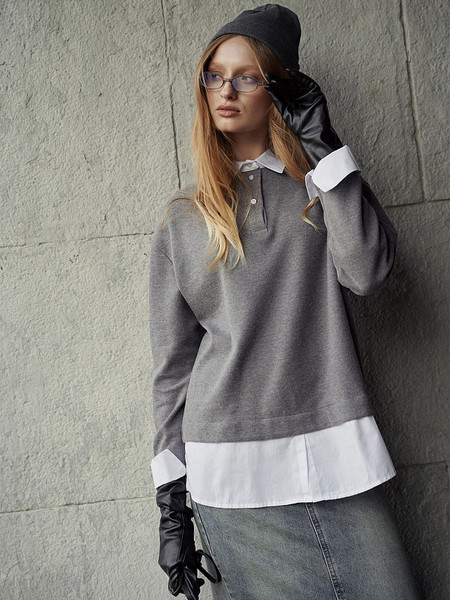 Изображение товара Джемпер Mark Formelle 122816 (р.164/170-88-94, серый меланж Gulle 4654-D)