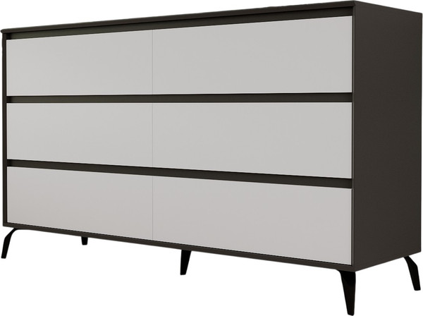 Изображение товара Комод Рэйгрупп Aleksa РГ-06-КВС ARG-6-KВС (кобальт/белый/черный)