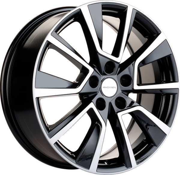 Изображение товара Литой диск Khomen KHW1818 Forester 18x7" 5x114.3мм DIA 56.1мм ET 48мм (Black FP)