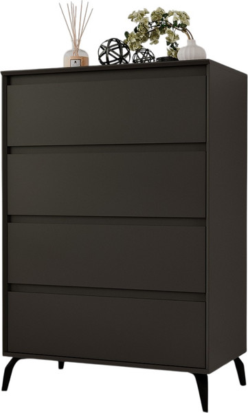 Изображение товара Комод Рэйгрупп Aleksa РГ-04-ККС ARG-4-KKС (кобальт/кобальт/черный)