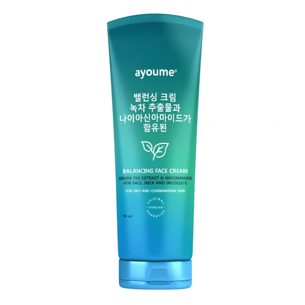 Изображение товара Крем для лица Ayoume Green Tea & Niacinamide Balancing (70мл)