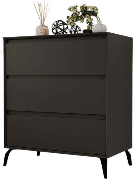 Изображение товара Комод Рэйгрупп Aleksa РГ-03-ККС ARG-3-KKС (кобальт/кобальт/черный)