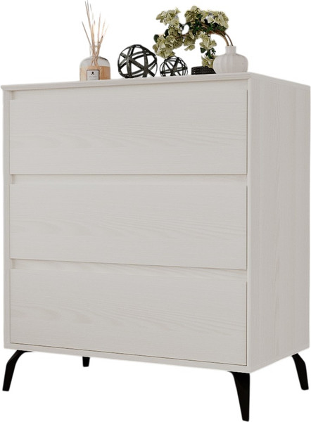 Изображение товара Комод Рэйгрупп Aleksa РГ-03-YYС ARG-3-YYС  (ясень снежный/ясень снежный/черный)