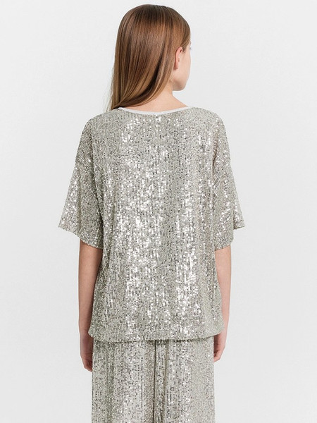 Изображение товара Блузка детская Mark Formelle 127953 (р.140-68, светло-серый)