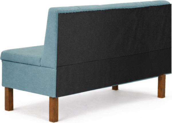 Изображение товара Скамья кухонная мягкая Sundays Home  Лео 132 (велюр голубой)