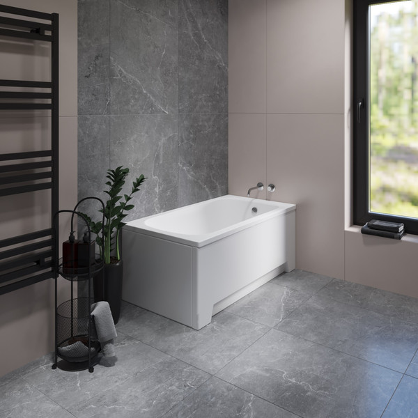 Изображение товара Ванна акриловая Lauter Sophia 130 / 21205130 (с каркасом и сифоном 21Y31010 хром)