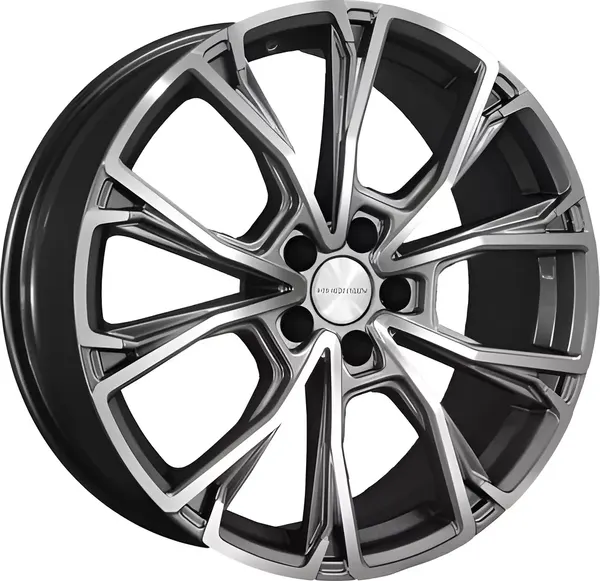 Изображение товара Литой диск Khomen KHW1907 Voyah Free 19x7.5" 5x120мм DIA 66.1мм ET 30мм (Gray FP)