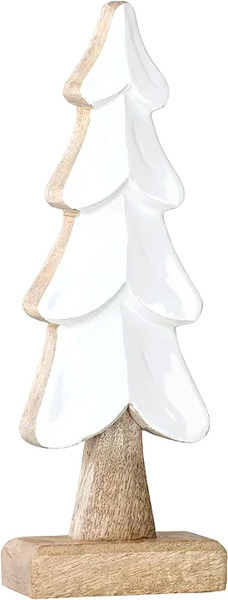 Изображение товара Статуэтка Tkano New Year Essential Snowy tree / TK25-NY_CTR0009