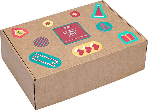 Изображение товара Статуэтка Tkano New Year Essential Snowy tree / TK25-NY_CTR0009