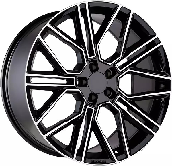Изображение товара Литой диск Khomen KHW2101 Cayenne 21x9.5" 5x130мм DIA 71.6мм ET 46мм (Black FP)