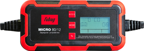 Изображение товара Зарядное устройство для аккумулятора Fubag Micro 80/12 (46650)