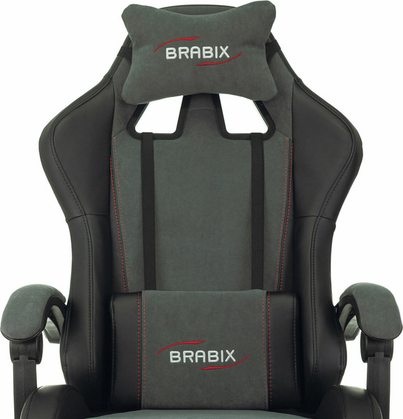 Изображение товара Кресло геймерское Brabix GM-121 / 532961 (черный/серый)