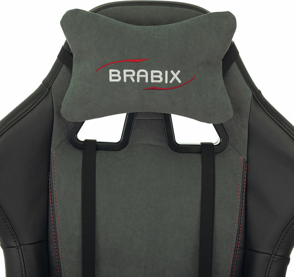 Изображение товара Кресло геймерское Brabix GM-121 / 532961 (черный/серый)