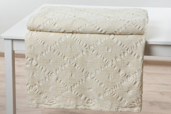 Изображение товара Плед Pole Kvetak (Беларускі лён) 195x220 25С25-ШР/у./л.с.уп. (90 Альба-2 0/сорт1)