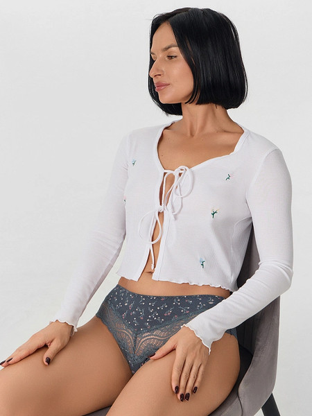 Изображение товара Трусы женские Mark Formelle 412538 (р.102, цветы на темно-сером)