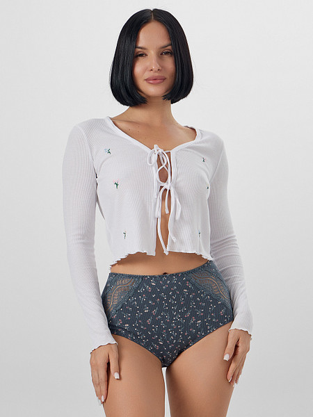 Изображение товара Трусы женские Mark Formelle 412554 (р.106, цветы на темно-сером)