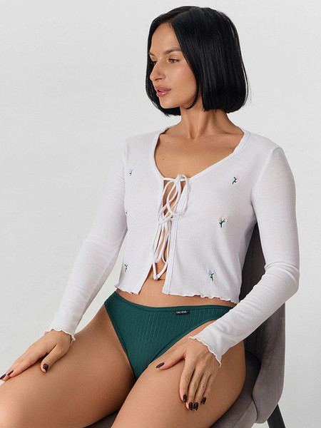 Изображение товара Трусы женские Mark Formelle 412621 (р.110, изумруд/декор)