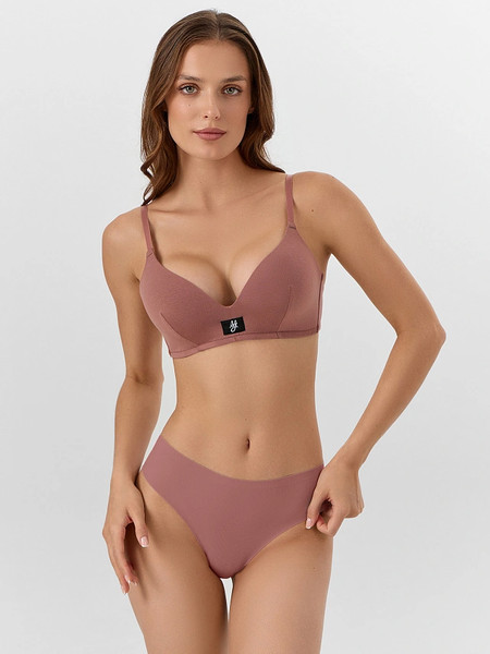 Изображение товара Бюстгальтер Mark Formelle 512369 (р.75B, кофейно-розовый/декор)