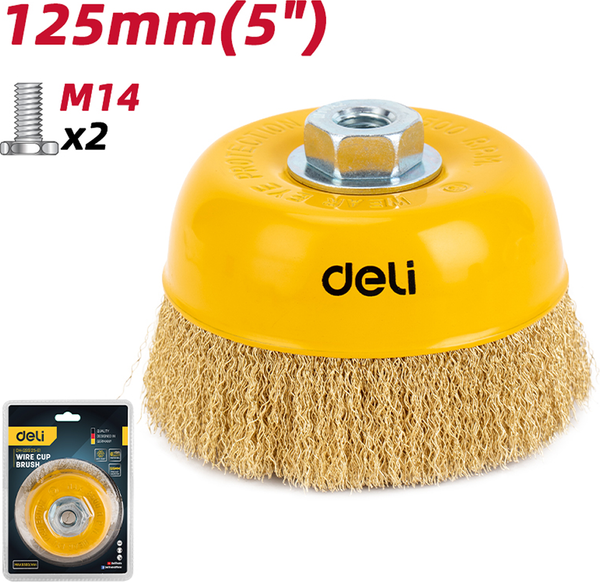 Изображение товара Щетка для электроинструмента Deli EDH-GSS125-E1