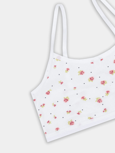 Изображение товара Бюстье для девочек Mark Formelle 517718 (р.164-84, цветочки на белоснежном)