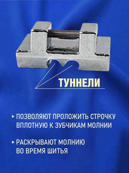 Изображение товара Лапка для швейной машины Sentex №38 для потайной молнии / 38FHSM