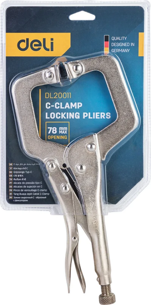 Изображение товара Гейферный зажим Deli EDL20011