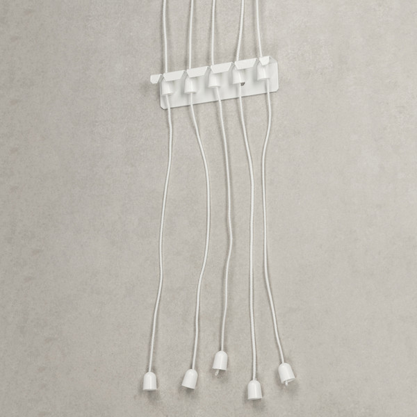 Изображение товара Сушилка для белья Sundays Home Потолочная 5 прутьев 120см (алюминий/белый)