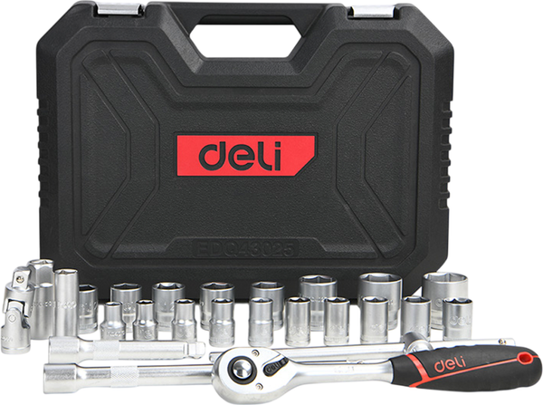 Изображение товара Универсальный набор инструментов Deli EDQ43025 (25пр)