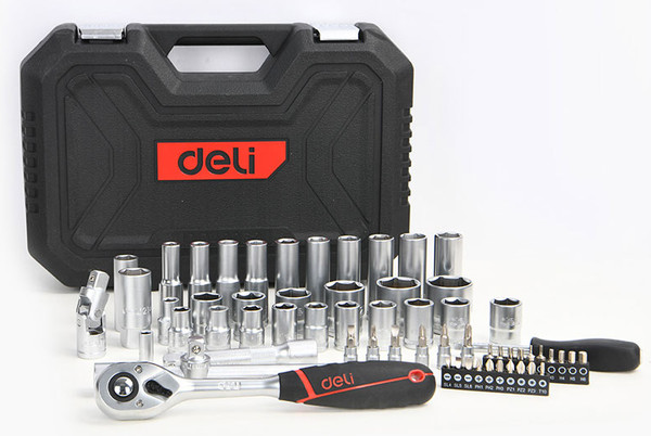 Изображение товара Универсальный набор инструментов Deli EDQ43062 (62пр)