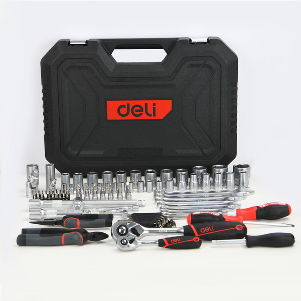 Изображение товара Универсальный набор инструментов Deli EDQ45100 (100пр)