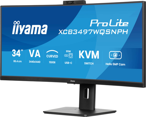 Изображение товара Монитор Iiyama ProLite XCB3497WQSNPH-B1