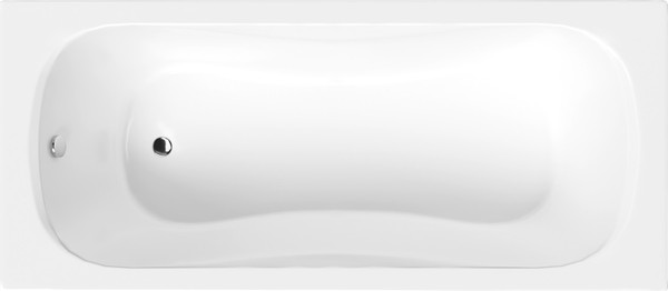 Изображение товара Ванна акриловая Lauter Sophia 150 / 21205150 (с ножками, лицевым экраном белого цвета и сифоном 21Y31002 белый)