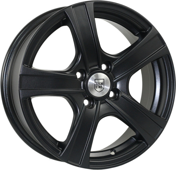 Изображение товара Литой диск TechLine 539 15x6" 4x100мм DIA 60.1мм ET 50мм BLM