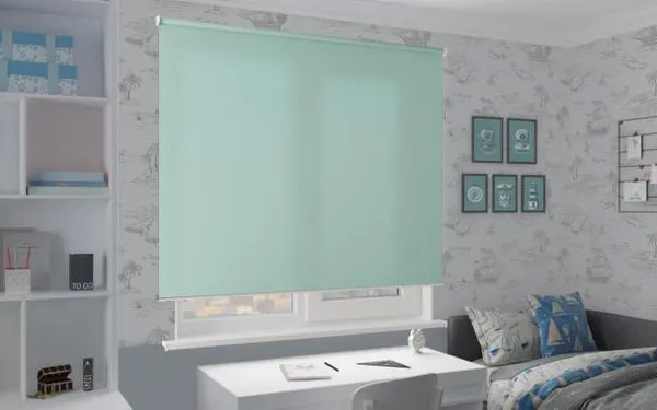 Изображение товара Рулонная штора Jalux МЕ 731 110x160 (бирюзовый)