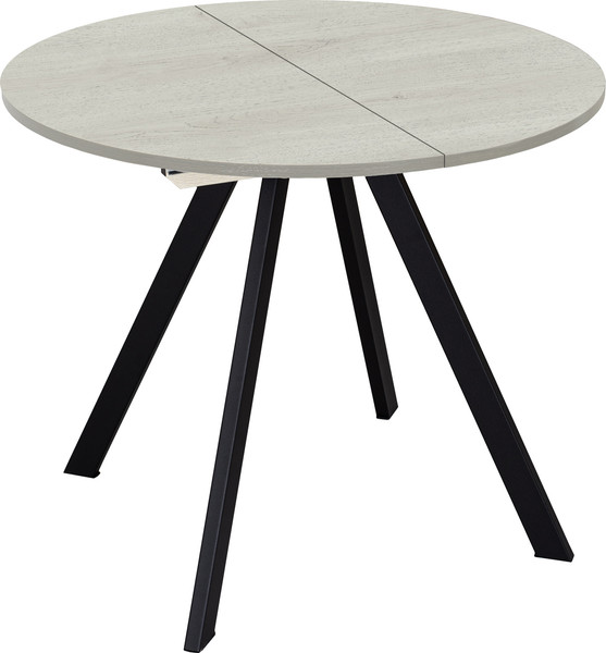 Изображение товара Обеденный стол Древпром М156 Пралеска ДП1-02-11 (самерсет/черный матовый)