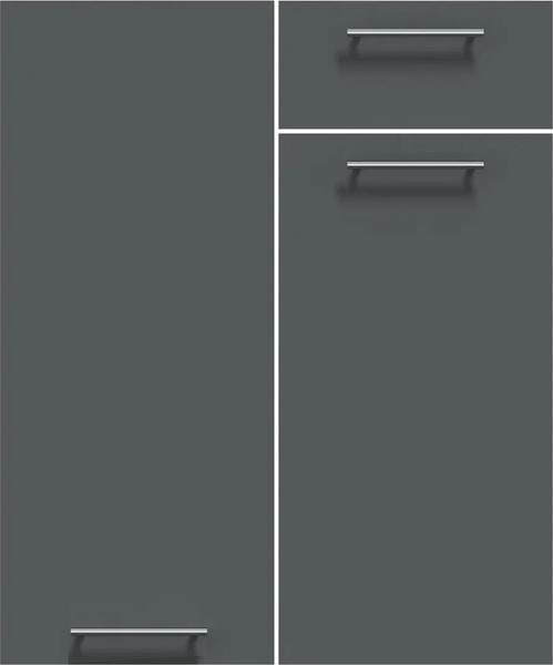 Изображение товара Кухонный гарнитур Интерлиния Мила Лайт 2.25-ПМ4  (бетон лайт/дуб золотой/опал светлый)