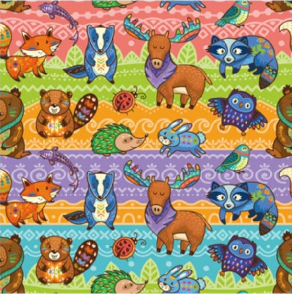 Изображение товара Бумага для оформления подарков Miland Милый зоопарк / 10-05-0075