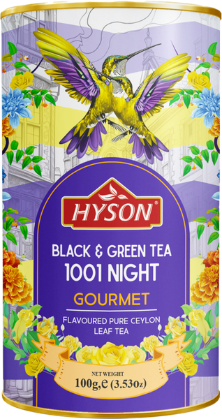 Изображение товара Чай листовой Hyson 1001 Ночь Смесь черного и зеленого / 14690 (100г)