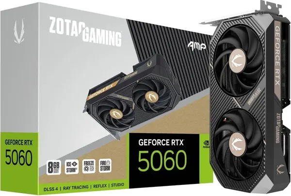Изображение товара Видеокарта Zotac GeForce RTX 5060 8Gb GDDR7 (ZT-B50600L-10L)